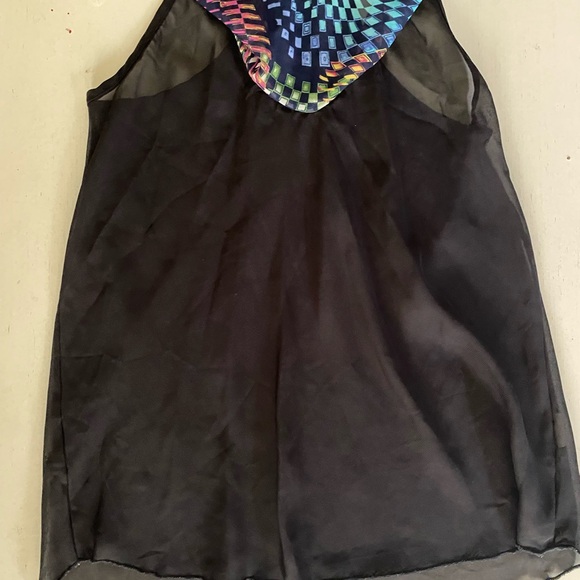 2 Silk Colorful Halter Tank Top - Picture 5 of 5